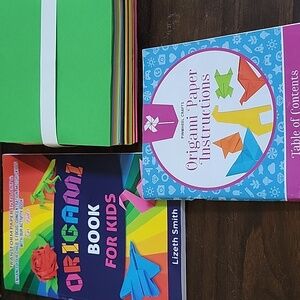 Oragami Books With Paper